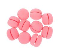 BIUDECO 10 Pièces Mousse Forme de Champignon pour Cheveux Accessoires Coiffure Doux pour Boucles Naturelles Adaptés Cheveux Courts et Longs Outils de Coiffage DIY Confortables et