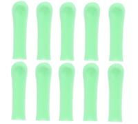 BIUDECO 10 pièces Silicone Ear Spoon Covers Replacement Sleeves For Visible Ear Wax Cleaner Comfortable And Safe Cleaning Accessories Compatible With Various Spoons