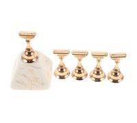 BIUDECO 10 Pièces Support Magnétique Ongles Entraînement Portable pour Faux Ongles Manucure Pratique DIY Salon Maison