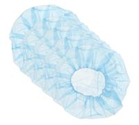 BIUDECO 100 pièces Couvre-chefs respirants avec bande élastique filet cheveux non tissé pour ateliers et service alimentaire couvre-chef ajustable pour cuisine et industrie