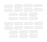 BIUDECO 100 pièces Feutrine Textile Permanente pour Bricolage Clips Cheveux Goutte Eau Coussinets Légers pour Accessoires Personnalisés pour Barrettes et Coiffures Créatives