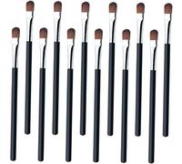 BIUDECO 100pièces Brosse de Maquillage pour Yeux et Paupières Pinceau Cosmétique Estompeur avec Manche Long Outil de Maquillage Précis