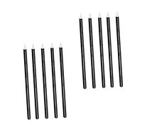 BIUDECO 100pièces Tête De Pinceau Eye-liner Jetable Fibre Pour Maquillage Des Yeux Lot De Sticks Cosmétiques Pour Yeux