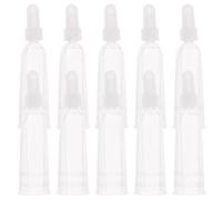 BIUDECO 10pcs Bouchons D'ampoules Transparents en Tpe pour Ampoules en Verre Scellé Feu, Conseils Précis pour Distribution de Liquide, Protection des Doigts en Milieu