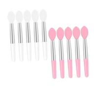 BIUDECO 10pièces Lot de Mini Pinceaux Applicateurs Lèvres Jetables Silicone Outil de Maquillage pour Usage Quotidien