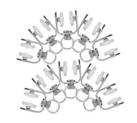 BIUDECO 10pièces Poulies Métalliques pour Rail De Rideau De Accessoires De Coulissage Compatible avec Systèmes De Rails Divers Stabilité Et Durabilité Exceptionnelles pour Décor De
