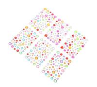 BIUDECO 12 feuilles Autocollants de pierres précieuses pour visage et corps DIY Maquillage Accessoires pour Yeux et Ongles Décorations Adhésives pour Filles pour Carnaval et Fêtes