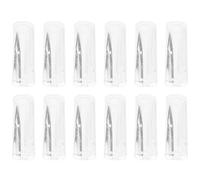 BIUDECO 12 Pcs Poignées de Tringle à Rideaux - Bouchons de Baguette Aveugle Compatibles Installation Simple Remplacement Direct pour Embouts de Tige de Réglage Usage Domestique et Bureau