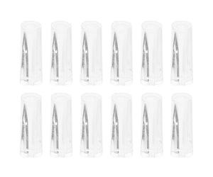 BIUDECO 12 Pcs Poignées de Tringle à Rideaux - Bouchons de Baguette Aveugle Compatibles Installation Simple Remplacement Direct pour Embouts de Tige de Réglage Usage Domestique et Bureau