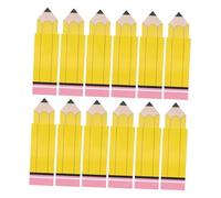 BIUDECO 12 Pièces Boîtes à Bonbons Forme de Crayon Conteneurs à Popcorn pour de Rentrée Scolaire Décorations de Salle de Classe pour Événements Scolaires et Accueil