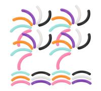 BIUDECO 120 Pièces de curler à cils colorés PAD SILICONE SILICONE Recharges de coussin pour recourbe-cils de recharge Gel de