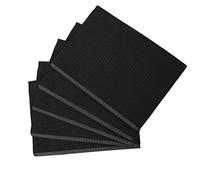 BIUDECO 125 pièces Tapis de Table Ongles Noir Tapis Manucure Jetable Antitache pour Salon et Usage Domestique Accessoire Pratique pour Nail Art et Entraînement Ongles