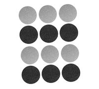 BIUDECO 12pcs Feuilles Rondes Lime Électrique pour Pied en Pierre Réutilisable pour Salon et Maison Élimine Peau Morte Efficacement