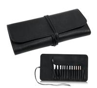 BIUDECO 15 Pièces Trousse Maquillage Femme Voyage PU Cuir Portable Capacité Pouch Rangement Pinceaux Cosmétique pour Makeup sans Maquillage