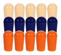 BIUDECO 15pcs Capuchons à Bascule pour Guitare Électrique Filetage Intérieur 3,5 Mm en Plastique, Accessoires de Remplacement Colorés pour Guitare Électrique