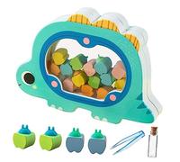 BIUDECO 1ensemble Boîte à Dents Bois Créative Pour Garçon Fille Organisateur Mignon De Souvenirs Dentaires Coffret à Trésors Pour Garçon Fille Pour Dentition Baptême