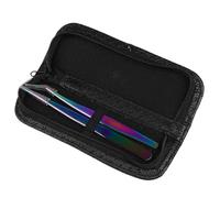 BIUDECO 1ensemble Set de Pinces à Cils Acier Inoxydable pour Extensions Outil et Léger pour Maquillage Usage Quotidien et Événements