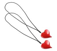 BIUDECO 1paire Clips De Bavoir Multifonction Forme De Cœur Accessoire Pratique Pour Poussette Clips De Fixation Robustes Pour Bavoirs Et Articles Pour Alimentation Et Sécurisation Des