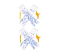 BIUDECO 2 Ensembles Chaussettes de Réflexologie avec Massage par Points Déclencheurs Outil Acupression pour Soulagement Talon Arche et Métatarse Unisexes avec Bâtons Amovibles