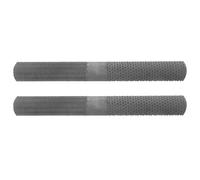 BIUDECO 2 ensembles Lot de Râpes Multifonction Acier pour Travail Du Bois et Métal Plate et Demi-ronde Outil de Sculpture Gravure Façonnage et Réparation avec Prise Ergonomique