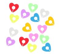 BIUDECO 2 ensembles Silicone Wine Glass Identifiers Heart Shape Cup Signs For Party Drink Decoration And Guest Recognition