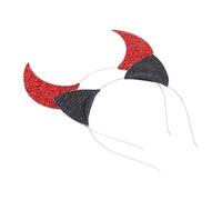 BIUDECO 2 Pièces Bandeau Oreilles Chat et Cornes Démon Set Accessoires Costume Créatifs Décorations pour Fête et Carnaval Garçon Fille et Facile à Porter