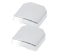 BIUDECO 2 Pièces Bloc Coulissant Métallique pour Métronomes Piano et Guitare Accessoire Durable Installation Simple sans Vis Lot de Argentées