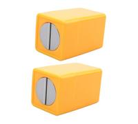 BIUDECO 2 pièces Boîte de Stockage Portable pour Lames Usagées Conteneur Compact et Sécurisé pour Déchets de Cutter Rangement et Pratique pour Domicile et Bureau