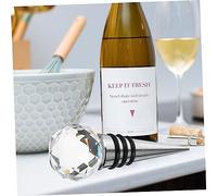 BIUDECO 2 pièces Bouchons de Bouteille de Vin Bouchons Étanchéité pour et Scellage Pratique et Réutilisable Assortiment de Couleurs