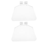 BIUDECO 2 pièces Bouclier de Protection pour Meuleuse Établi Écran Oculaire Transparent Réutilisable Protection sans Outils Remplacement Plaque de Garde pour Banc de Broyeur