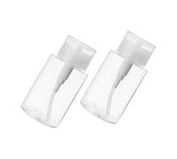 BIUDECO 2 pièces Bouteilles de Voyage Petg Sans Fuite Rechargeables et Portables pour Lotion et Cosmétiques Lot