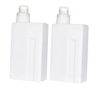 BIUDECO 2 pièces Bouteilles Rechargeables pour Lessive et Gel Contenant Vide Pratique et Réutilisable pour Maison et Hôtel