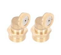 BIUDECO 2 pièces Buse Brumisation Laiton pour Arrosage Jardin Serre Atomisation Fine Économie Eau et Énergie Adaptée Irrigation Agricole et Système de Refroidissement Extérieur