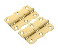 BIUDECO 2 pièces Charnières Laiton pour Pupitre de Piano Multi-fonctionnelles Autoportantes Résistantes Corrosion Accessoires pour Bibliothèque et Meuble Finition Dorée