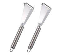 BIUDECO 2 pièces Couteaux à Sculpter Acier Inoxydable Outils de Découpe de Fruits avec Poignée Ergonomique et Matériau pour Cuisine