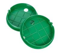 BIUDECO 2 pièces Couvercle de Boîte de Valve Arrosage Vert Pratique Remplacement pour Système Irrigation Facile à Installer Protection Extérieure pour Valves de Jardin