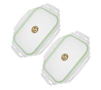 BIUDECO 2 Pièces Couvercle Rectangulaire Boîte Alimentaire pour Glace Couvercle Étanche Plastique pour Boîte à Bento Rangement Congélateur et Préparation Repas Camping