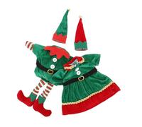 BIUDECO 2 Pièces Couverture de Bouteille Vin Noël Non Tissé avec Chapeau Décor Festif Homme Femme pour Décoration et Accessoires Vin Fête