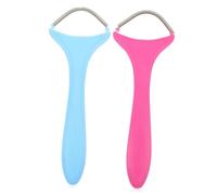 BIUDECO 2 pièces Épilateur Facial Manuel à Ressort Portable Épilateur Visage Pratique et Antidérapant Retire Poils Sans Petit et Léger pour Voyage et Usage Quotidien