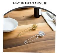 BIUDECO 2 Pièces Filtre à Thé Acier Inoxydable avec Maillage Fin Infuseur à Larges Réutilisable pour Maison et Cuisine Accessoire Élégant pour Amateurs de Thé