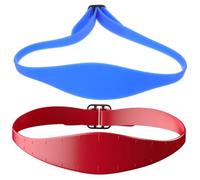 BIUDECO 2 pièces Gabarit de Coupe de Cheveux Silicone Ajustable pour Homme Guide Flexible pour Dégradé Nuque Outil Pratique de Coupe et Rasage DIY