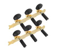 BIUDECO 2 pièces Guitar Tuning Keys Open-style Set For Folk Acoustic Ukulele Precise Replacement Pegs For Stable Sound Control And Easy Adjustment