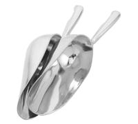 BIUDECO 2 Pièces Ice Scoop For Freezer And Flour Thickened Aluminium Alloy With Round Handle Nonstick Heavy Duty Kitchen Serving Scoops For Commercial And Home Use