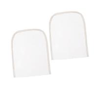 BIUDECO 2 pièces Lace Frontal Wig Closure Deep Transparent Lace Net DIY Hairpiece Accessories Use For Making And Repairing Wigs