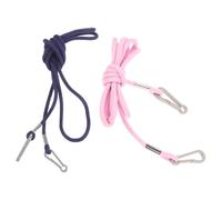 BIUDECO 2 pièces Lanières pour Hiver Garçon Fille Cordon Antidéperlant Nylon Bleu Marine et Rose Attaches pour Moufles Anti-Perte Confortables et Lavables