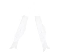 BIUDECO 2 Pièces Manches à Air Vierges en Tissu Blanc pour Garçon et Filles, Décoration Suspendue Extérieure Légère, Design Carpe Japonaise à Peindre DIY pour Pelouses