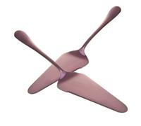 BIUDECO 2 pièces Pelle à Gâteau Triangulaire Inox avec Bord Dentelé Spatule Service Polyvalente pour Pizza et Pâtisserie Ustensile Cuisine Résistant et Facile à Nettoyer pour Mariage et