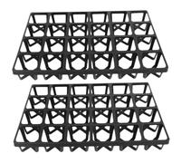 BIUDECO 2 pièces Plateau Germination Lot de Racks Plastique pour Semis Supports de Rangement pour Pots Plateau Culture et Stockage pour Débutants Jardinage