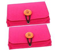 BIUDECO 2 Pièces Sac de Rangement pour Huiles Essentielles Mallette Portable Feutre Protection Choc pour Flacons Organiseur Pratique pour Voyage et Usage