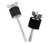 BIUDECO 2 pièces Support de Cymbales Empilables Alliage et Pratique pour Batteries et Percussions Accessoire Studio Enregistrement Lot de Noir